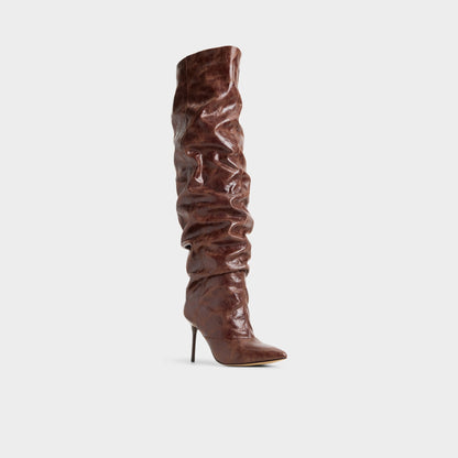 Aldo Daroba in Dark Brown - Over-the-knee boot, Stiletto heel
