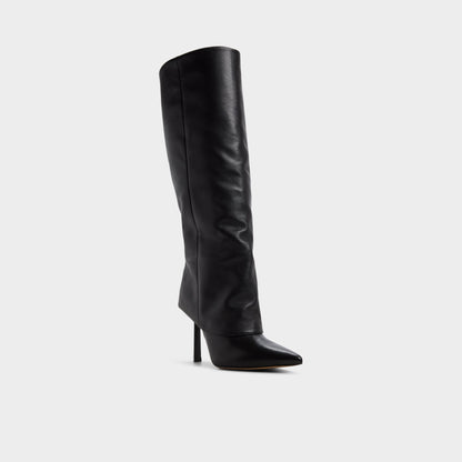 Aldo Lenoria in Black - Knee-high boot, Stiletto heel