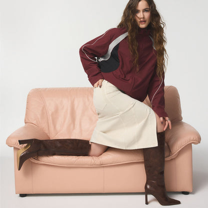 Aldo Elyne in Wc Medium Brown - Knee-high boot