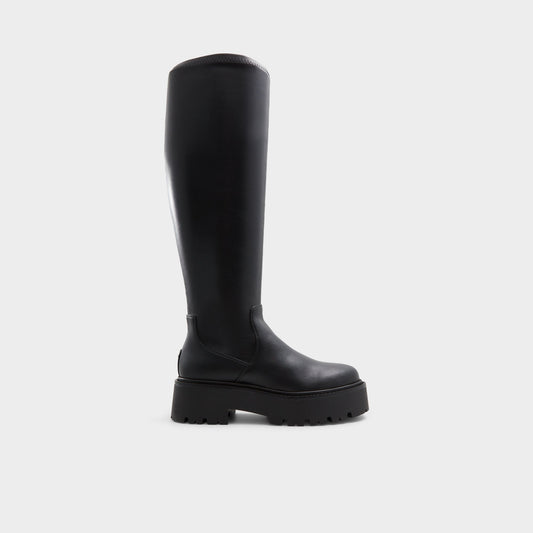Aldo Carelden in Wc Black - Knee-high boot, Lug sole