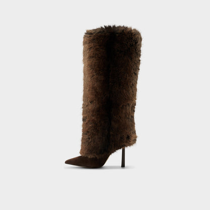 Aldo Lennore in Dark Brown 14163383 - Knee-high boot, Stiletto heel