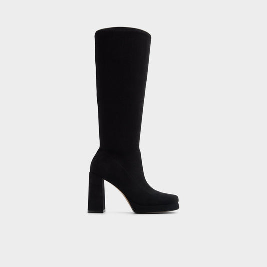 Aldo Gisselle in Black - Knee-high boot, Platform