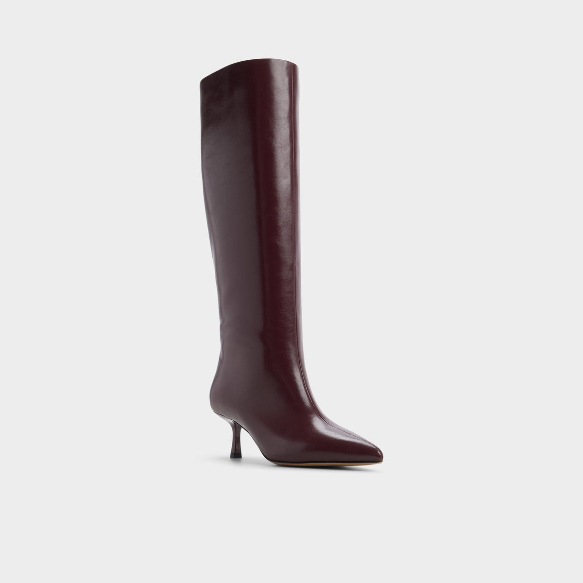 Aldo Selora in Burgundy - Knee-high boot, Stiletto heel