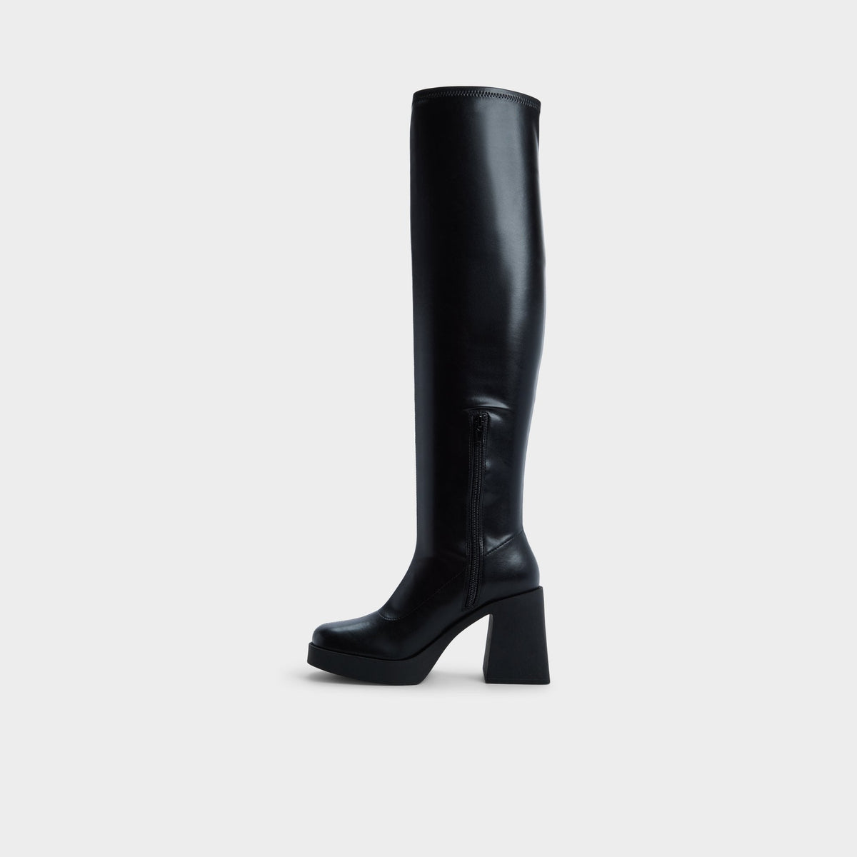 Aldo Maritza in Black - Over-the-knee boot, Platform