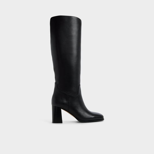 Aldo Elyze in Black - Knee-high boot, Block heel