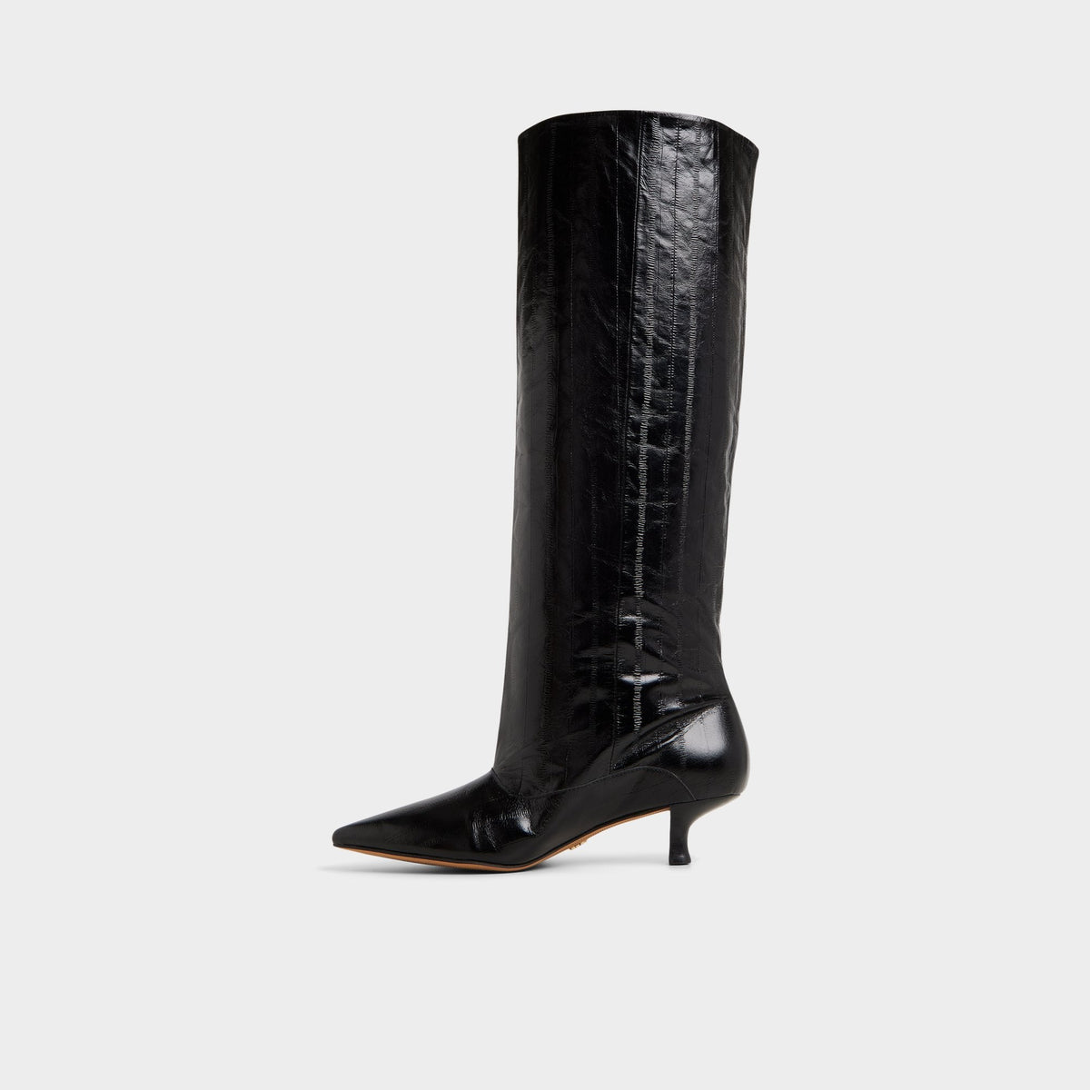Aldo Everose in Black - Knee-high boot, Kitten heel