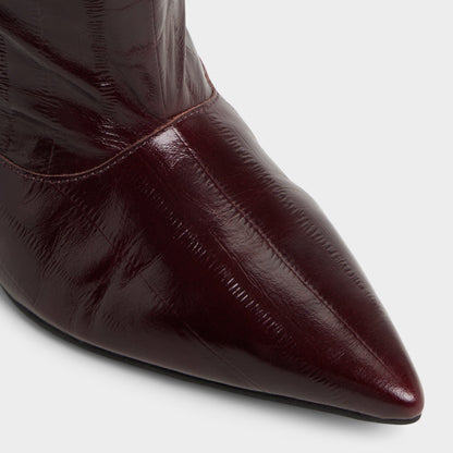 Aldo Everose in Bordo - Knee-high boot, Kitten heel