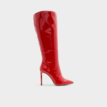 Aldo Agathea-wc Red Women's Tall Boots - Knee-high boot, Stiletto heel