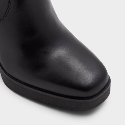 Aldo Equine Black Women's Tall Boots - Knee-high boot, Black
