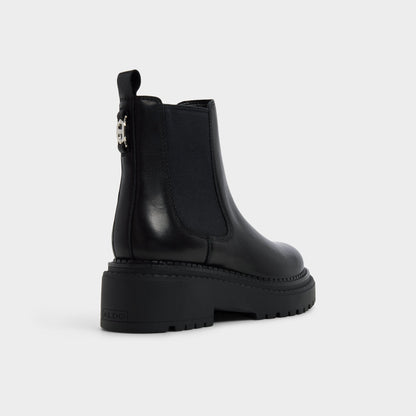 Aldo Bestina in Black - Chelsea boot, Lug sole