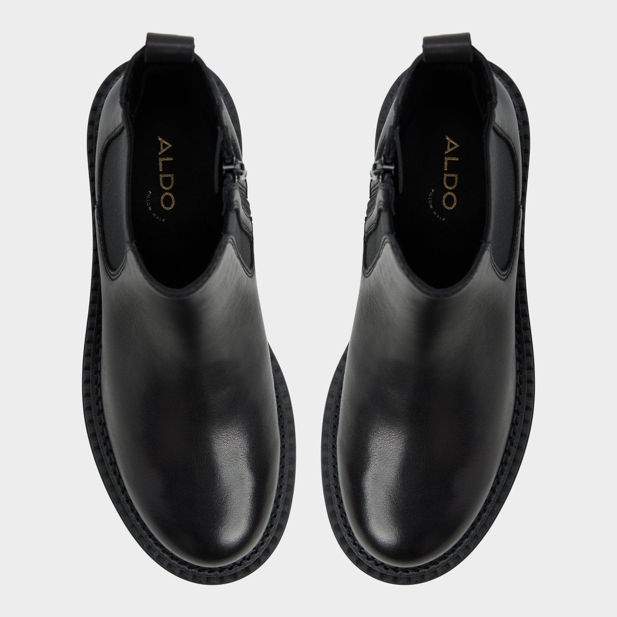 Aldo Bestina in Black - Chelsea boot, Lug sole