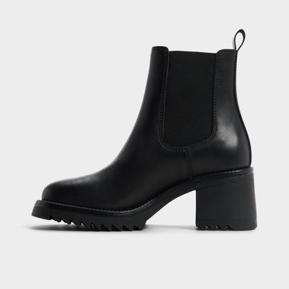 Aldo Anneliese in Black - Chelsea boot, Lug sole