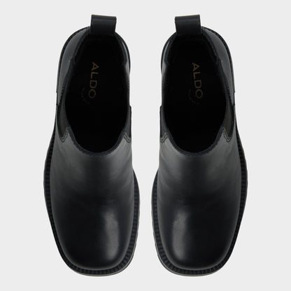 Aldo Anneliese in Black - Chelsea boot, Lug sole
