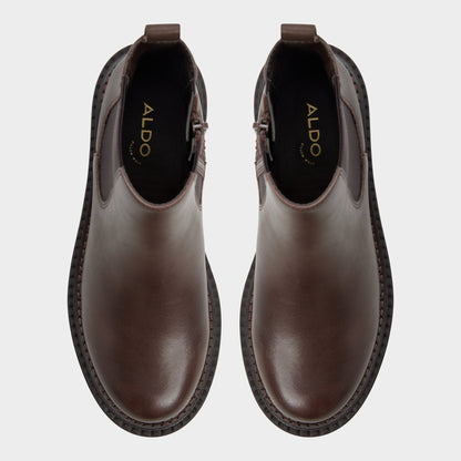 Aldo Bestina in Dark Brown - Chelsea boot, Lug sole