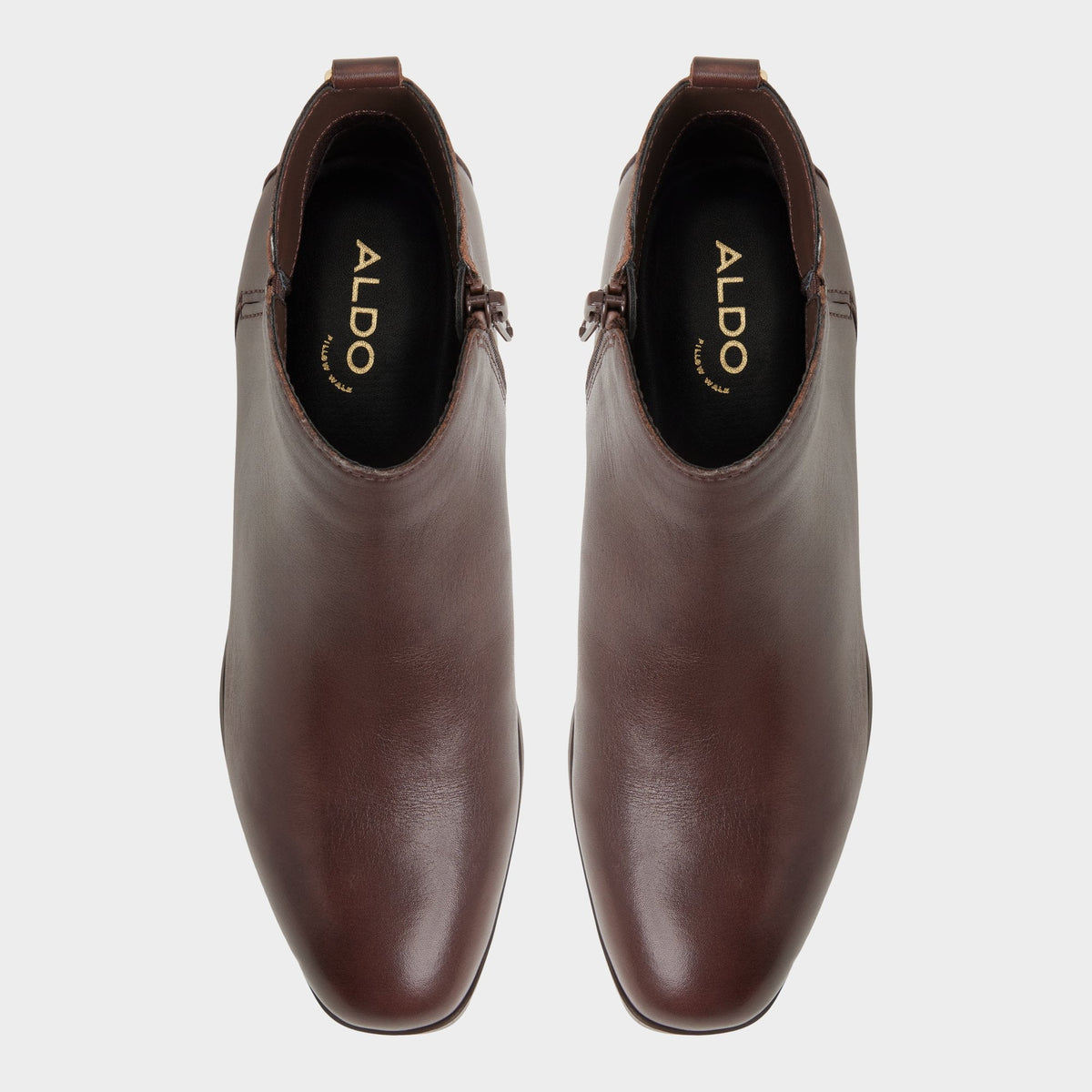 Aldo Verity in Dark Brown - Chelsea boot, Block heel