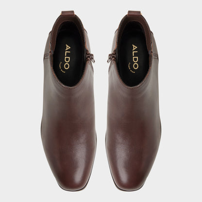 Aldo Verity in Dark Brown - Chelsea boot, Block heel