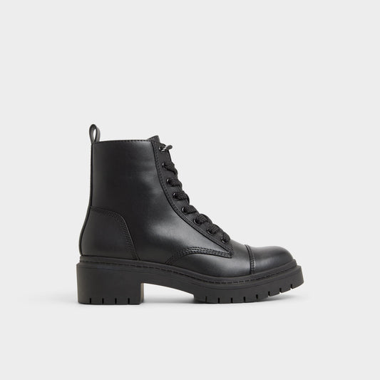 Aldo Goer Black Women's Casual boots - Combat ankle boot, Lug sole