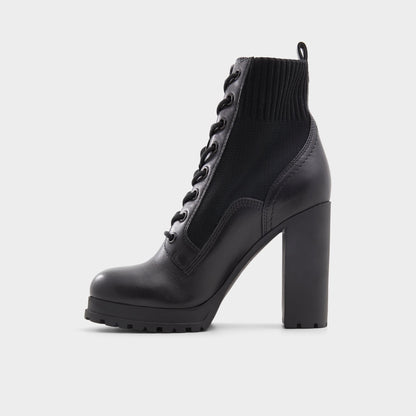Aldo Rebellious Black Women's Combat boots - Combat ankle boot, Lug sole