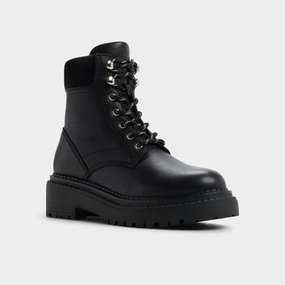 Aldo Lewellan in Black - Hiking boot, Lug sole