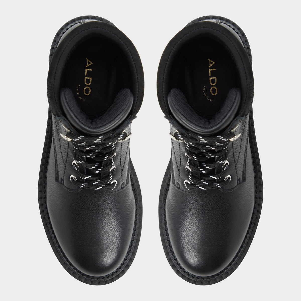 Aldo Lewellan in Black - Hiking boot, Lug sole