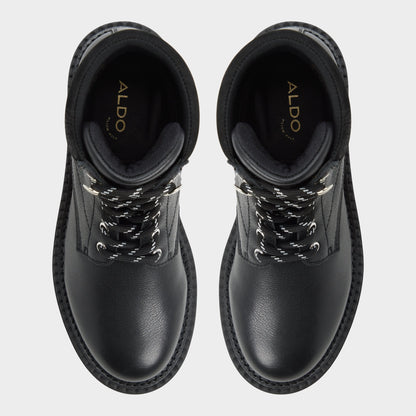 Aldo Lewellan in Black - Hiking boot, Lug sole