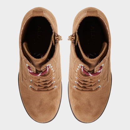 Aldo Rebelliously in Light Brown - Combat ankle boot, Lug sole