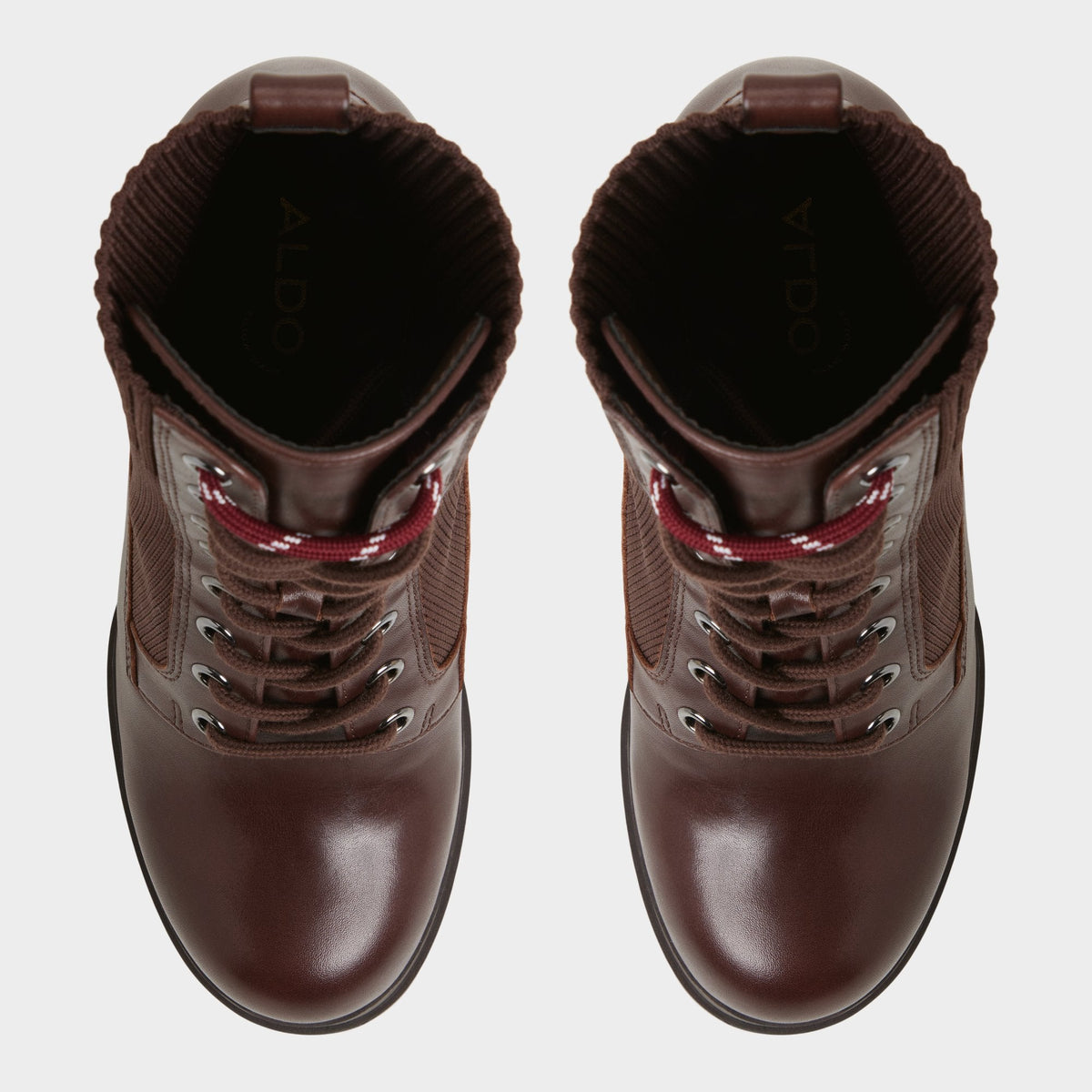 Aldo Rebellious in Other Brown - Combat ankle boot, Lug sole