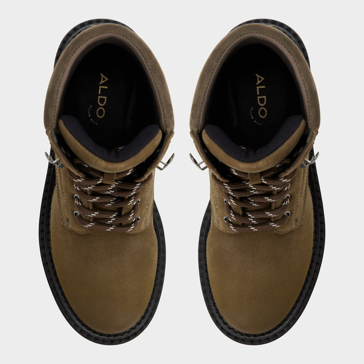 Aldo Lewellan in Dark Green - Hiking boot, Lug sole