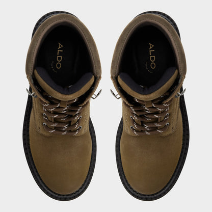 Aldo Lewellan in Dark Green - Hiking boot, Lug sole