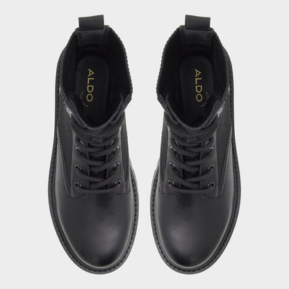 Aldo Talaleryknit Black Women's Combat boots - Combat ankle boot, Black