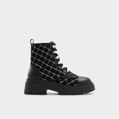 Aldo Marthia in Other Black - Combat ankle boot, Black