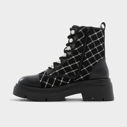 Aldo Marthia in Other Black - Combat ankle boot, Black