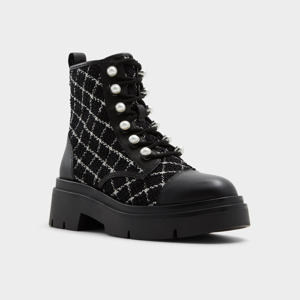 Aldo Marthia in Other Black - Combat ankle boot, Black