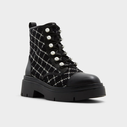 Aldo Marthia in Other Black - Combat ankle boot, Black