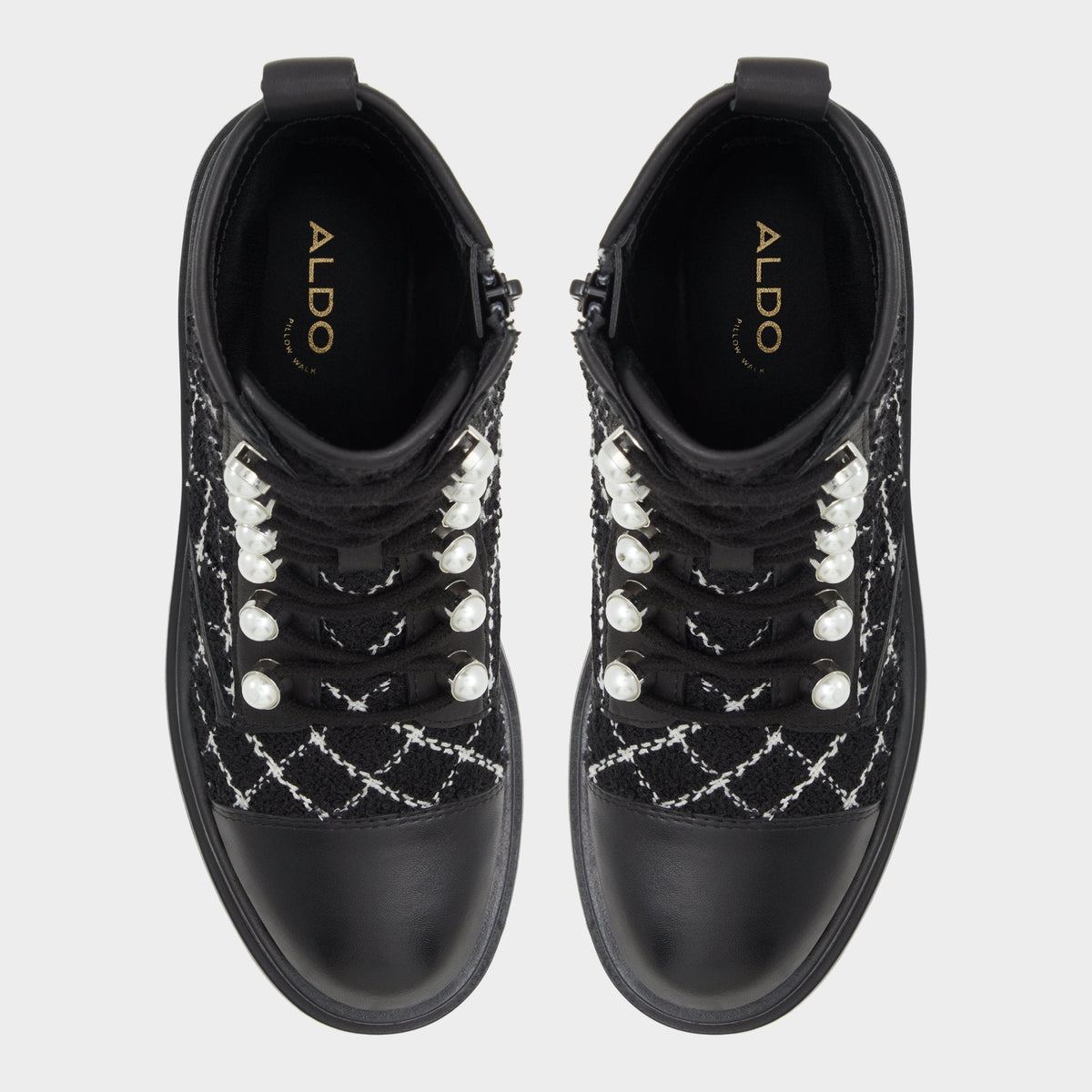 Aldo Marthia in Other Black - Combat ankle boot, Black