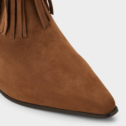 Aldo Jollene in Dark Brown - Western boot, Block heel