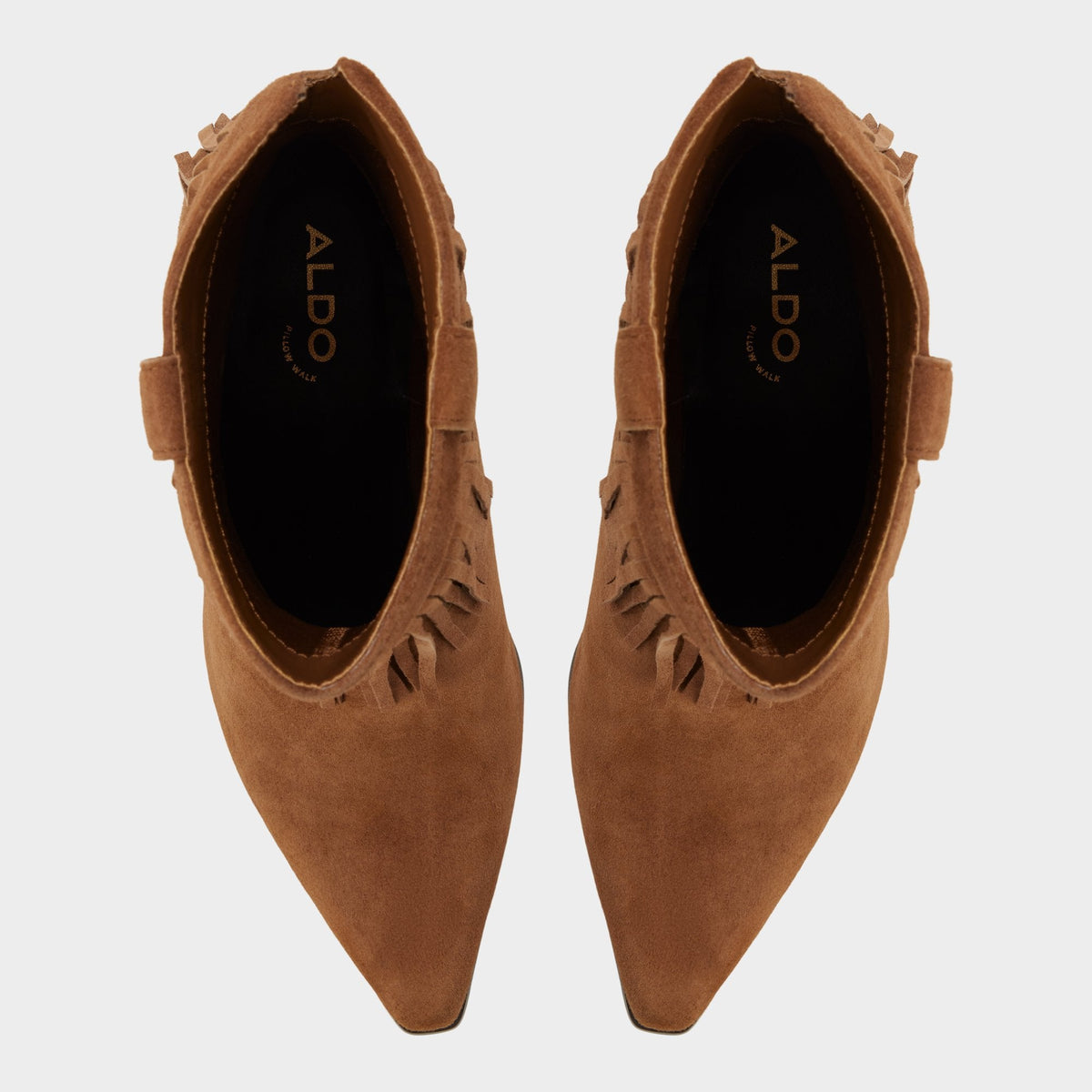 Aldo Jollene in Dark Brown - Western boot, Block heel
