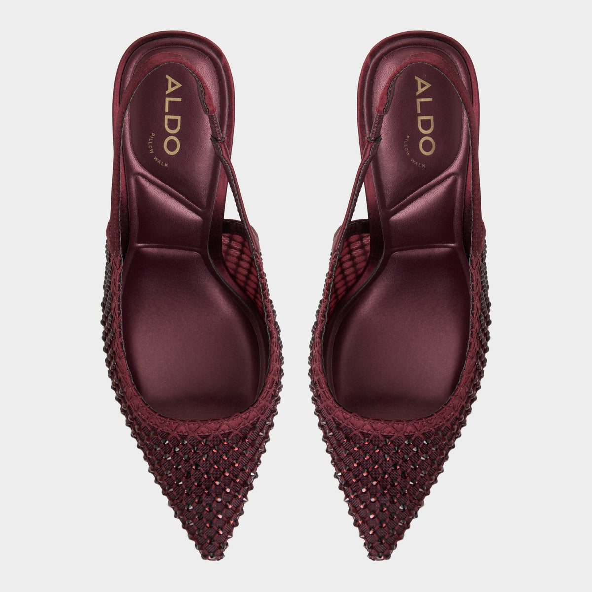 Aldo Marciana in Burgundy 14151906 - Slingback heel, Stiletto heel