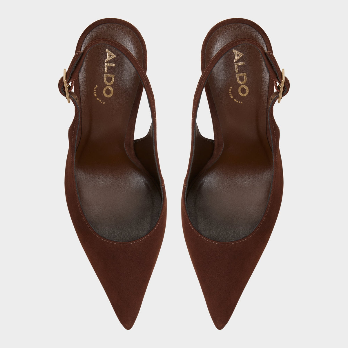 Aldo Stessysling in Dark Brown 14163419 - Slingback heel, Stiletto heel