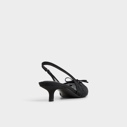 Aldo Azaro in Other Black 14151901 - Slingback heel, Kitten heel
