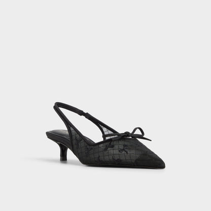 Aldo Azaro in Other Black 14151901 - Slingback heel, Kitten heel