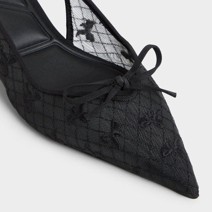 Aldo Azaro in Other Black 14151901 - Slingback heel, Kitten heel