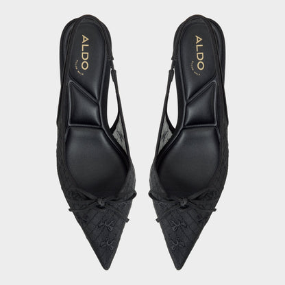 Aldo Azaro in Other Black 14151901 - Slingback heel, Kitten heel