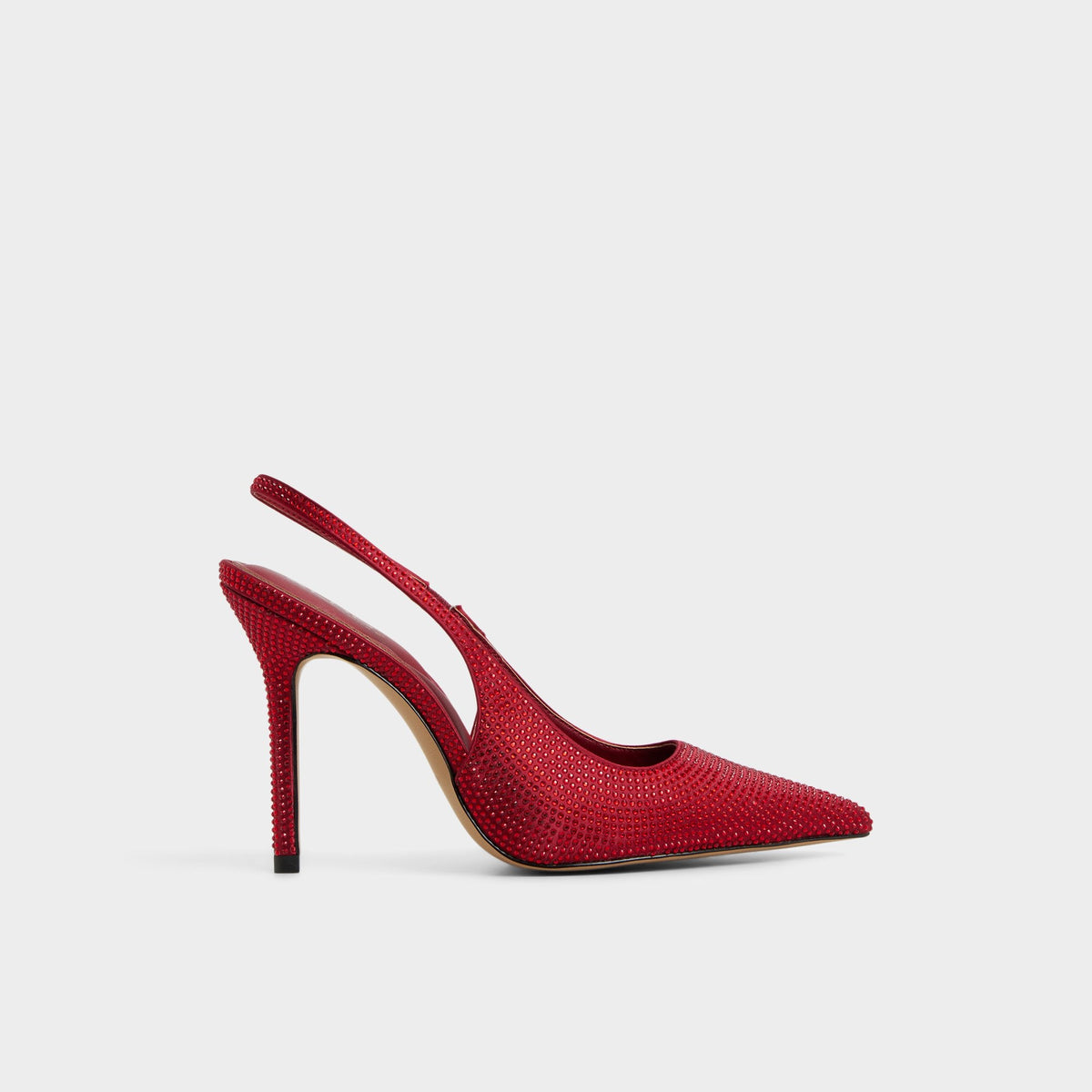 Aldo Lovebloom in Dark Red 14151889 - Slingback heel, Stiletto heel