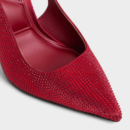 Aldo Lovebloom in Dark Red 14151889 - Slingback heel, Stiletto heel