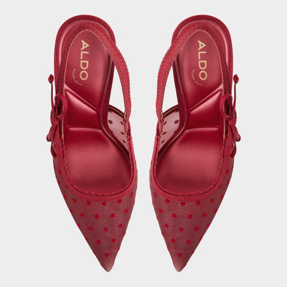 Aldo Hennie in Dark Red 14151902 - Slingback heel, Stiletto heel
