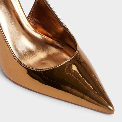 Aldo Seralina in Bronze - Slingback heel, Stiletto heel