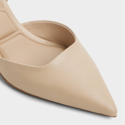 Aldo Gavedessi in Medium Beige - Slingback heel, Kitten heel