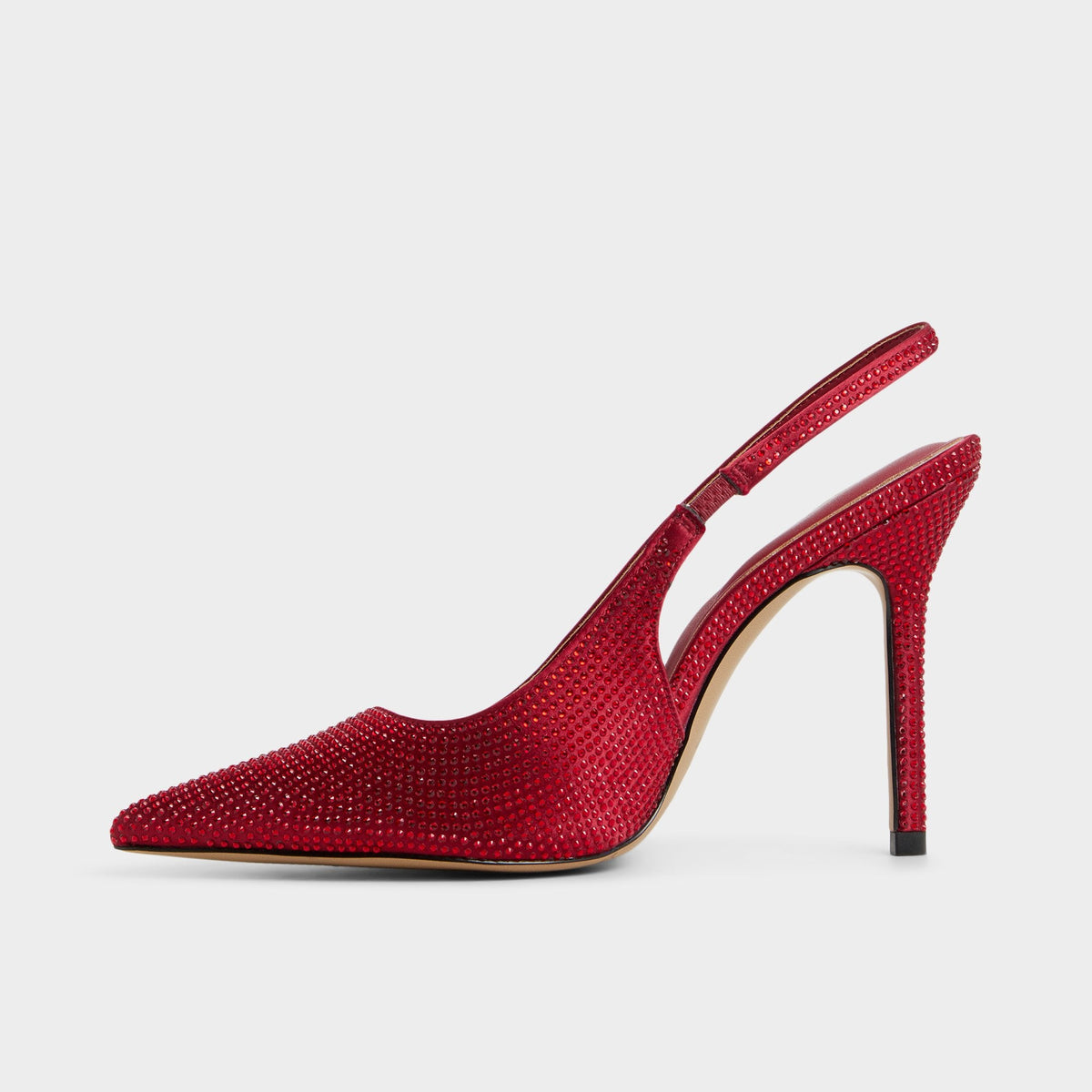 Aldo Lovebloom in Xt Dark Red - Slingback heel, Stiletto heel