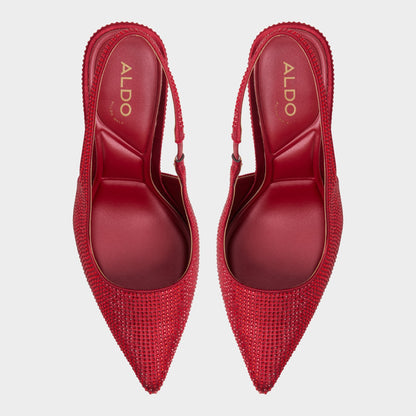 Aldo Lovebloom in Xt Dark Red - Slingback heel, Stiletto heel
